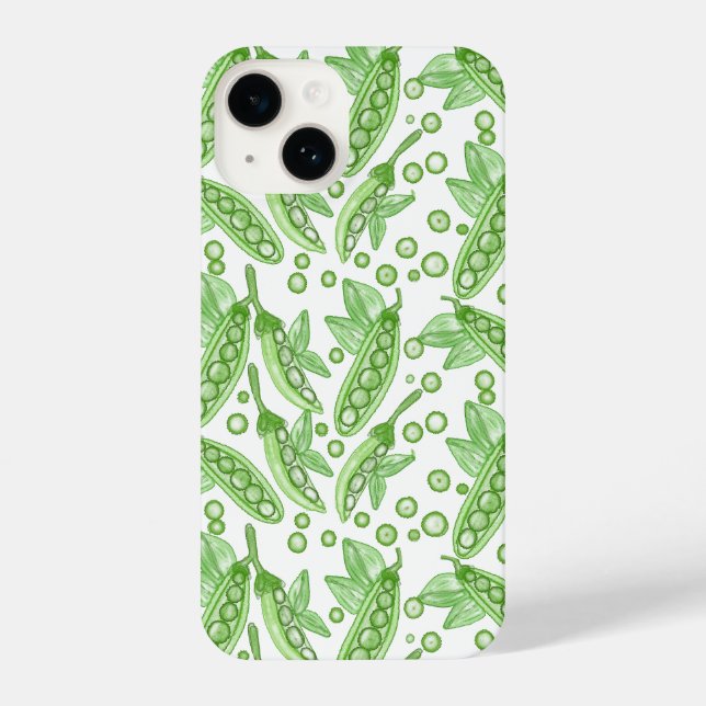 Funda Para iPhone Vegetales Peas (Reverso )