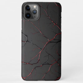 Funda Para iPhone 11Pro Max Venas negras y rojas