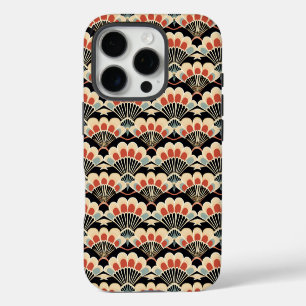 Funda Para iPhone 16 Pro Ventilador Art Deco Estilo Vintage Imprimir estuch