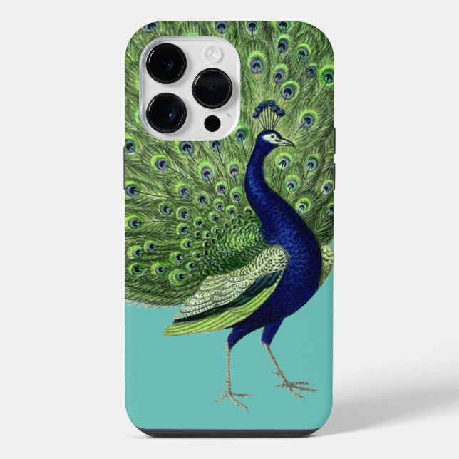 Funda Para iPhone Ventilador de Peacock Open (Reverso )