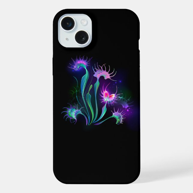 Funda Para iPhone Venus atrapamoscas luminoso (Reverso )