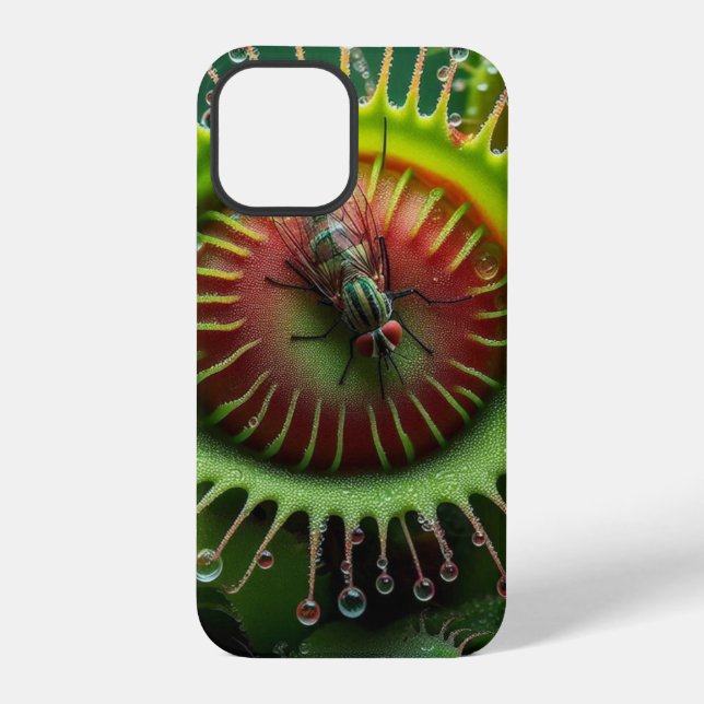 Funda Para iPhone Venus Flytrap Floral Caprichoso Gótico  (Reverso )
