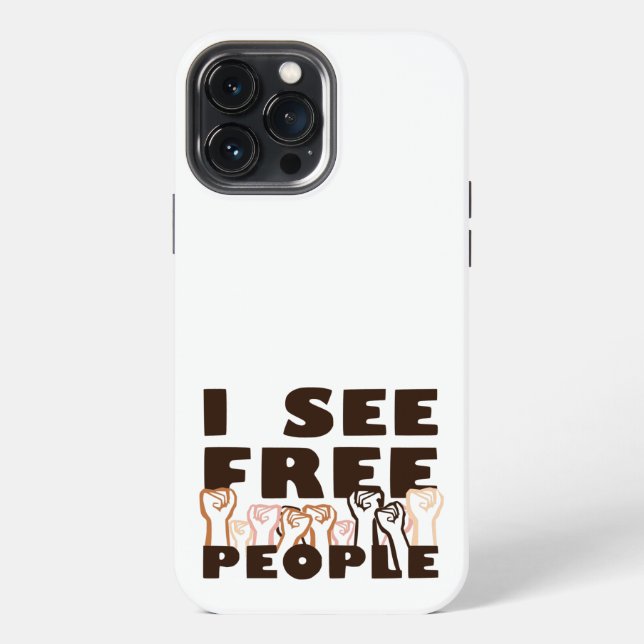 Funda Para iPhone Veo Gente Libre (Reverso )