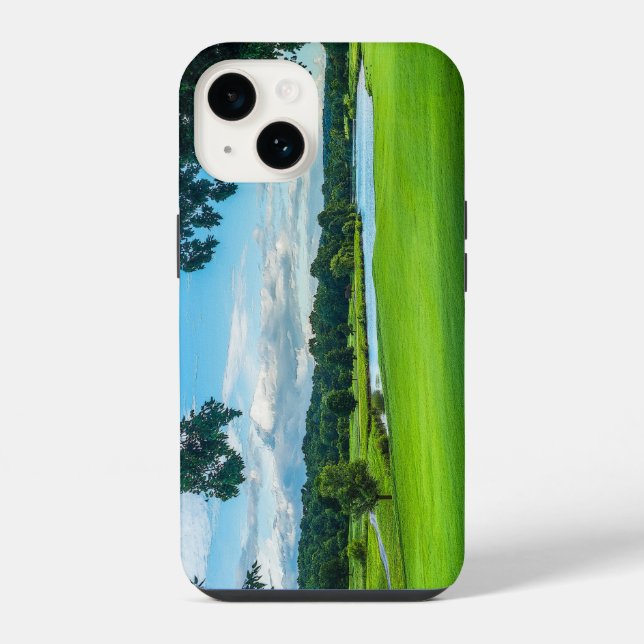 Funda Para iPhone Verano En El Campo De Golf (Reverso )