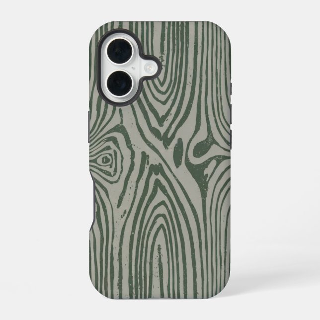 Funda para iPhone verde gris 16 (Reverso )