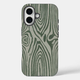 Funda para iPhone verde gris 16
