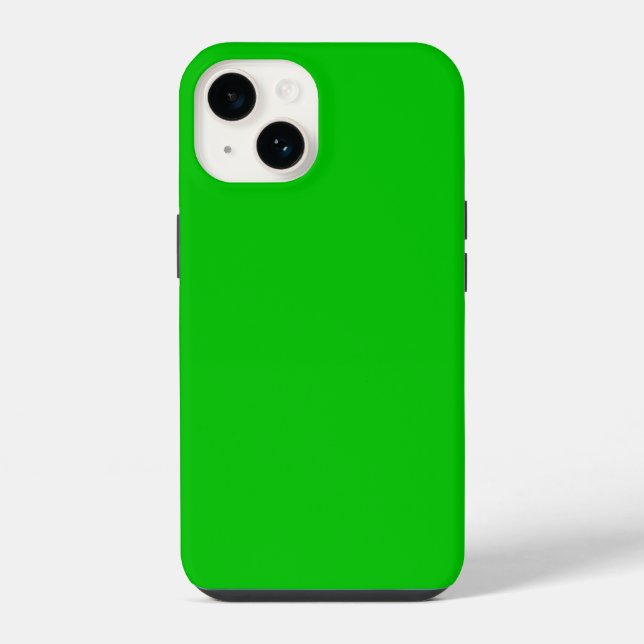 Funda Para iPhone Verde lima (Reverso )