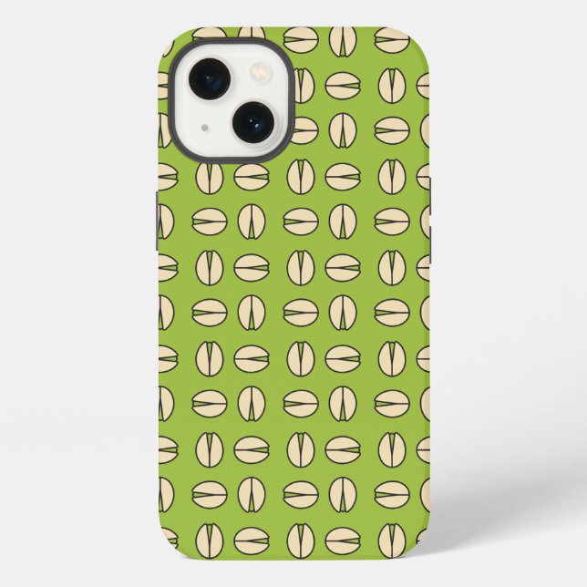 Funda Para iPhone Verde moderno de pisto (Reverso )
