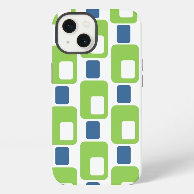 Funda Para iPhone Verde y Azul (Reverso )