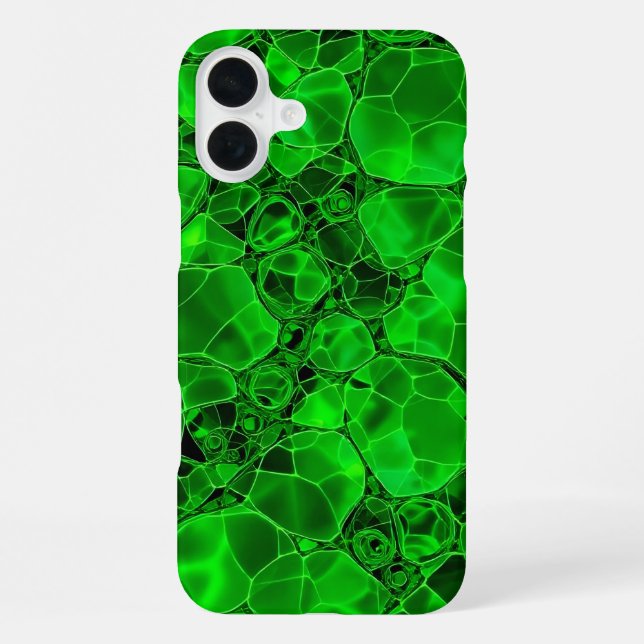 Funda Para iPhone Verde y Negro (Reverso )