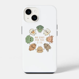 Funda Para iPhone 14 verduras animadas lindas