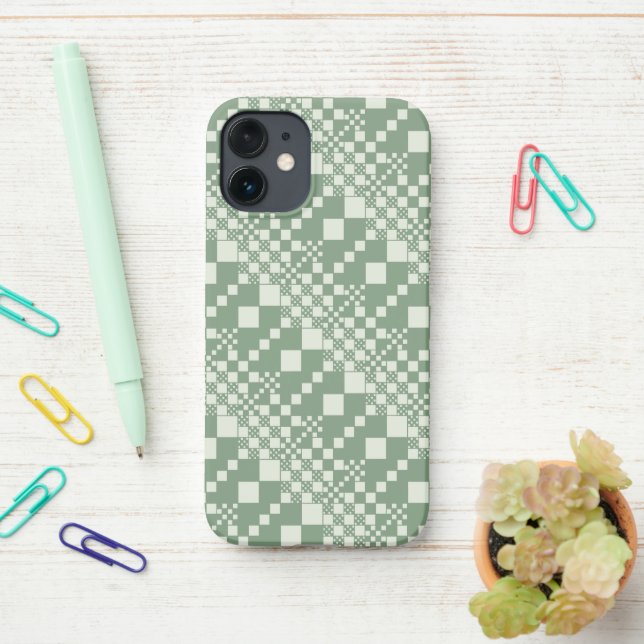 Funda Para iPhone Verificado, comprueba en verde (En el escritorio)