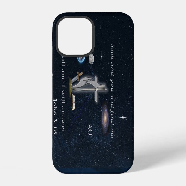 Funda Para iPhone versículo de la Biblia (Reverso )