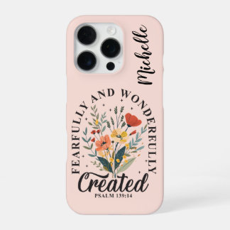 Funda Para iPhone 16 Pro Verso de la Biblia Cristiana Inspiradora Personali