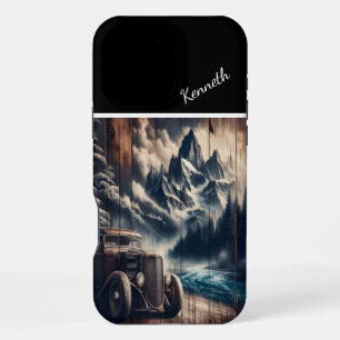 Funda Para iPhone 16 Pro Max Viaje por la carretera de montaña