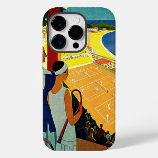 Funda Para iPhone 14 Pro Viajes Vintage, Tenis, Deportes, Monte Carlo Mónac
