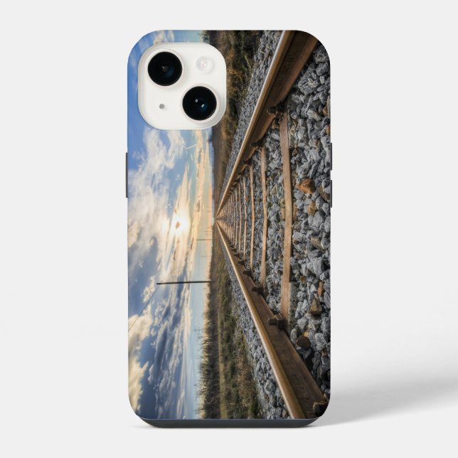 Funda Para iPhone Vías de Ferrocarril (Reverso )