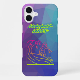 Funda Para iPhone 16 Plus Vibes de verano para niños