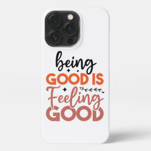Funda Para iPhone 13 Pro Vibes positivas   Cita motivacional