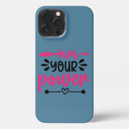 Funda Para iPhone 13 Pro Max Vibes positivas | Cita motivacional