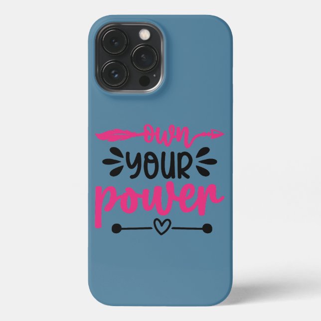 Funda Para iPhone Vibes positivas | Cita motivacional (Reverso )