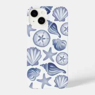 Funda Para iPhone 14 Vibina costera/Fonasa de conchas marinas