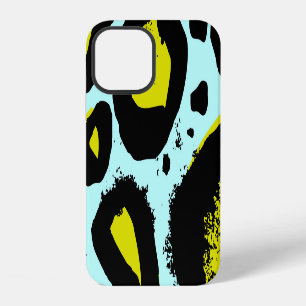 Funda Para iPhone 12 Vibración de leopardo: Texturas salvajes coloridas