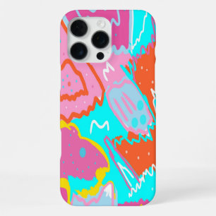 Funda Para iPhone 16 Pro Max Vibraciones abstractas de verano junto a la piscin