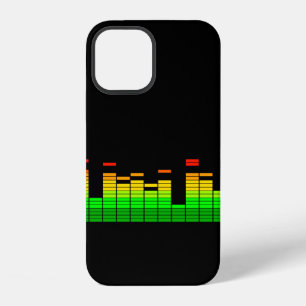 Funda Para iPhone 12 Vibraciones del ecualizador del ritmo de la música