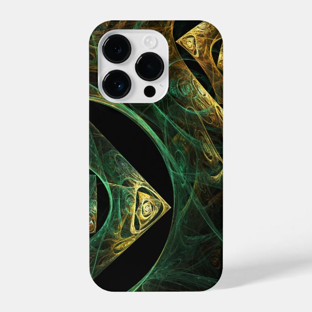 Funda Para iPhone Vibraciones mágicas Resumen de arte (Reverso )