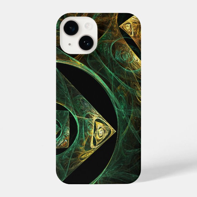 Funda Para iPhone Vibraciones mágicas Resumen de arte (Reverso )