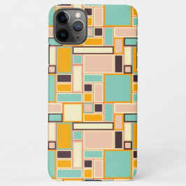 Funda Para iPhone 11Pro Max Vibrant abstract pattern with rectangles