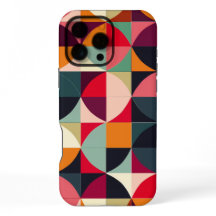 Vibrante estuche para iPhone geométrico de inspira