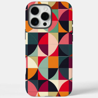 Funda Para iPhone 16 Pro Max Vibrante estuche para iPhone geométrico de inspira