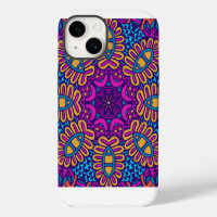 Vibrante Estuche para iPhone tribal psicodélico