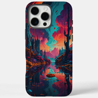 Funda Para iPhone 16 Pro Max Vibrante Paisaje de Sueño