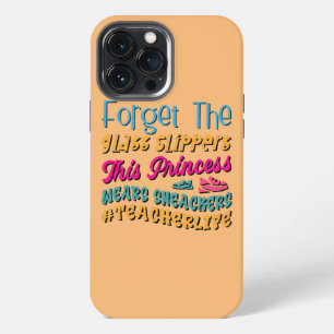 Funda Para iPhone 13 Pro Max Vida de maestra divertida para mujeres Regalo de m