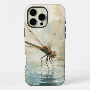 Funda Para iPhone 16 Pro Max Vida silvestre de la naturaleza del lago Dragonfly