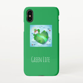 Funda Para iPhone X Vida verde