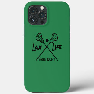 Funda Para iPhone 13 Pro Max Vida Verde Personalizada LAX (Lacrosse)
