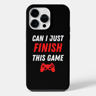 Funda Para iPhone 14 Pro Max Videojuegos Divertido ¿Puedo terminar este juego?