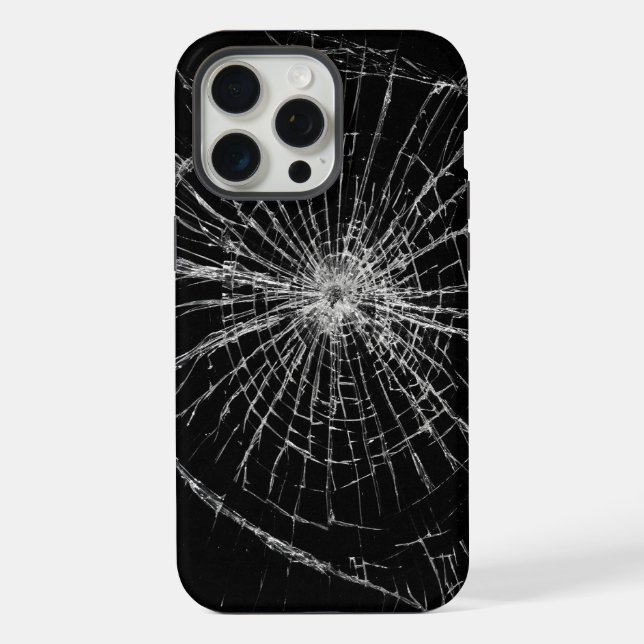 Funda Para iPhone Vidrio roto (Reverso )