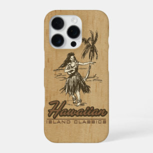 Funda Para iPhone 16 Pro Vientos comerciales de la isla hawaiana Hula Chica