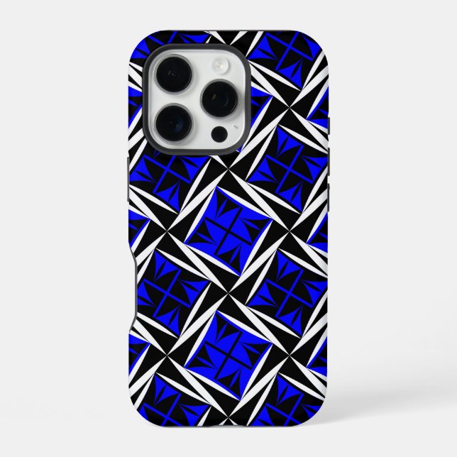 Funda Para iPhone Vientos sagrados en cobalto (Reverso )