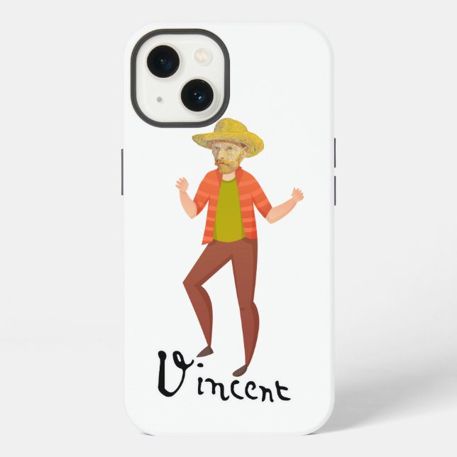 Funda Para iPhone Vincent Van Gogh Bailando (Reverso )