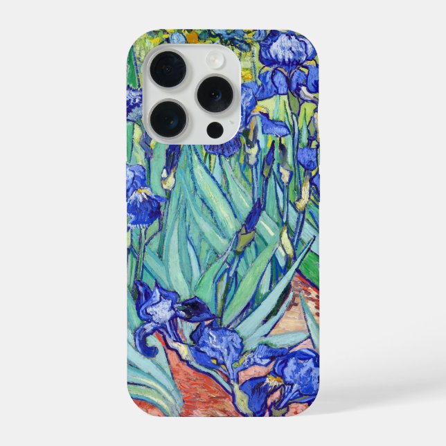 Funda Para iPhone Vincent Van Gogh painting Irises (Reverso )