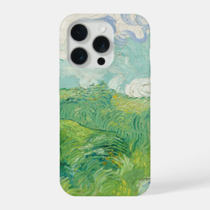 Vincent Van Gogh pintando Campo de trigo verde