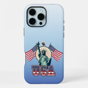 Funda Para iPhone 16 Pro Max Viñeta, estuche para iPhone de la Estatua de la Li