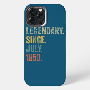 Funda Para iPhone 13 Pro Max Vintage 1950 72 cumpleaños legendario desde julio