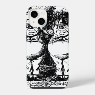 Funda Para iPhone 14 Vintage Alicia en el País de las Maravillas, Tweed